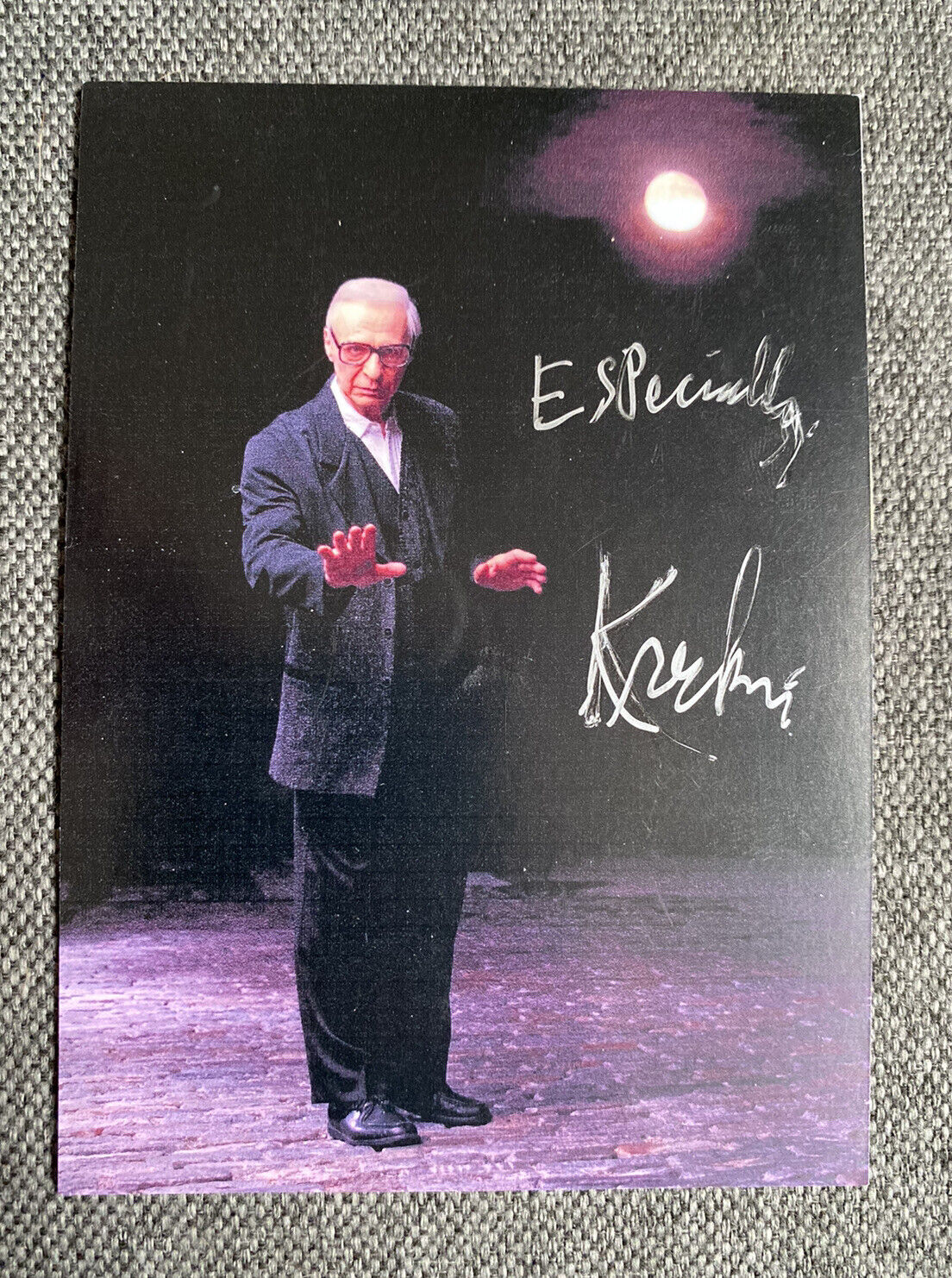 George Joseph Kresge Autograph On Photo Poster painting 3 5/16x4 7/8in Autographed Signed