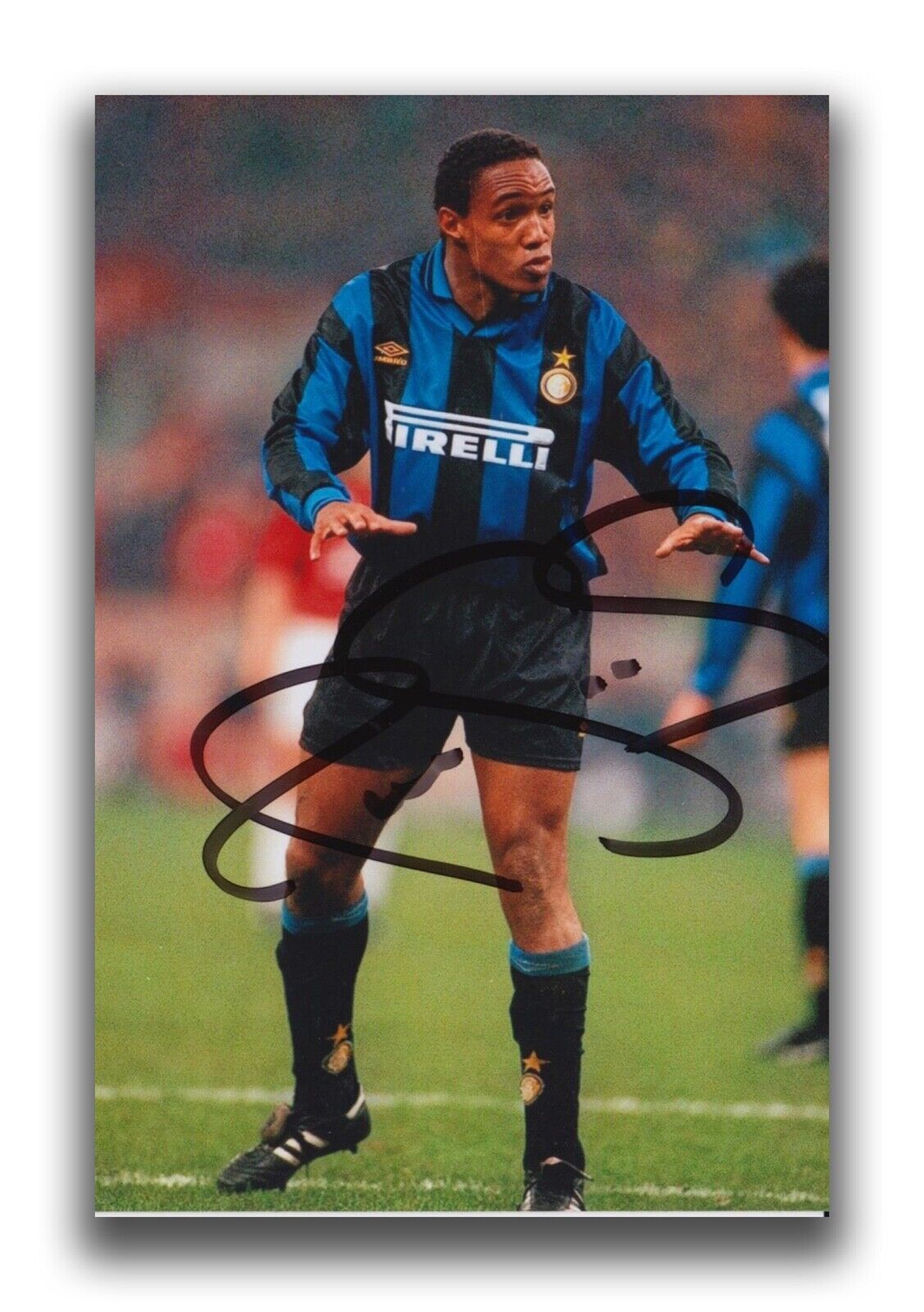 PAUL INCE HAND SIGNED 6X4 Photo Poster painting - FOOTBALL AUTOGRAPH - INTER MILAN 1.