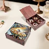 Diamond Painting Wooden Pearl 4 Slots Diamond Painting Storage Box for Adult Beginner