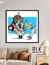 Krillin & Android 18 Decorative Painting - Dragon Ball - BLK Studio