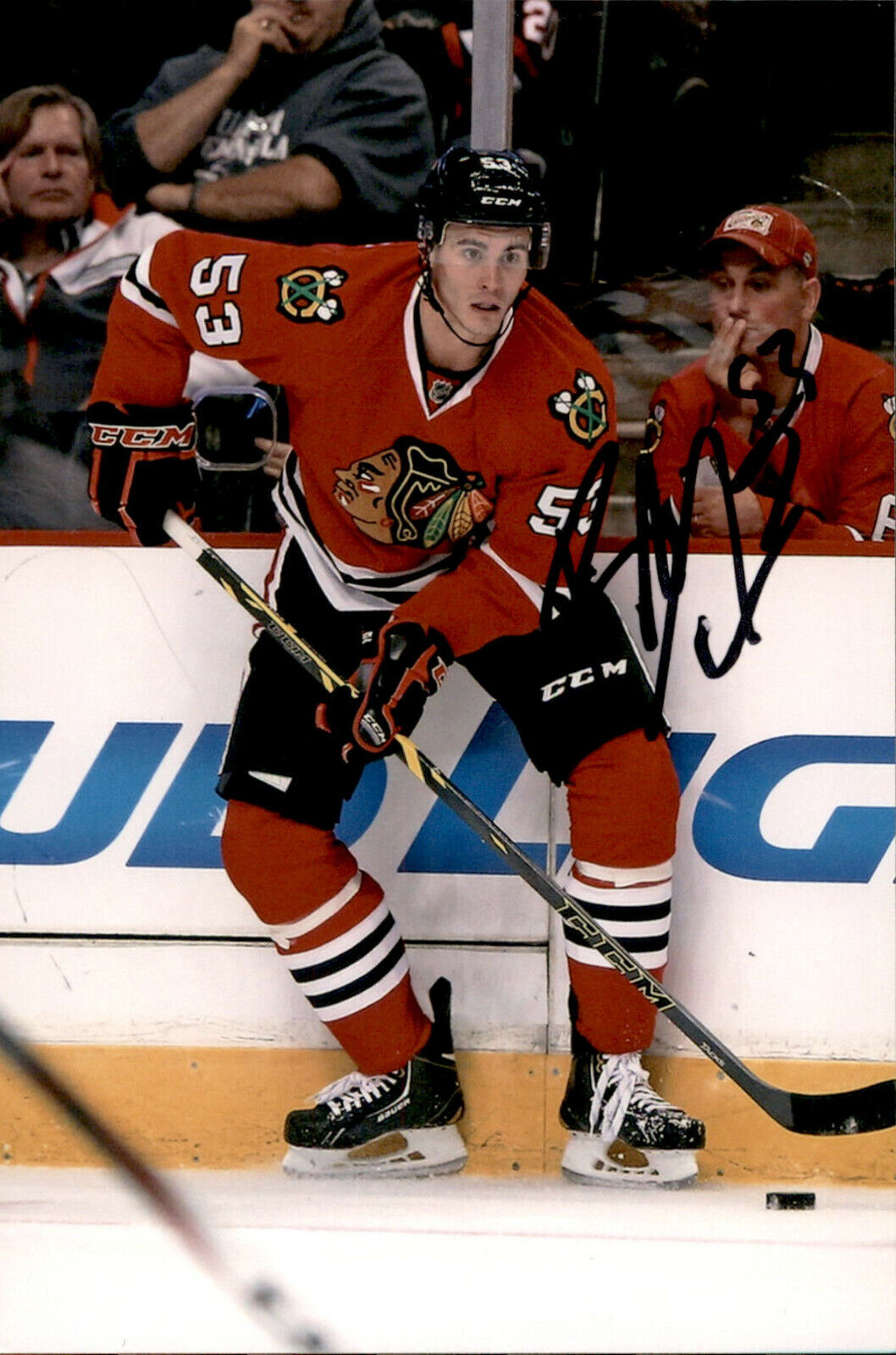 Brandon Mashinter SIGNED 4x6 Photo Poster painting CHICAGO BLACKHAWKS #2