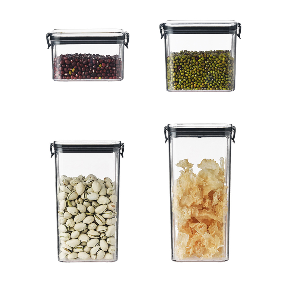 

Food Storage Container Kitchen Store Tank Transparent Multigrain Sealed Can, 501 Original