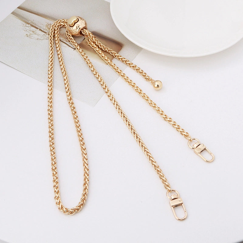 5 Pieces Alloy Solid Color Bag Chain Bag Straps