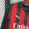2025/2026 Long Sleeve AC Milan Home Football Shirt 1:1 Thai Quality