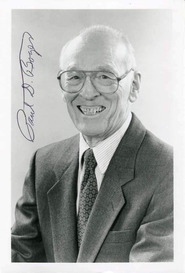 BIOCHEMIST Paul D. Boyer autograph Nobel Prize in Chemistry 1997, signed Photo Poster painting