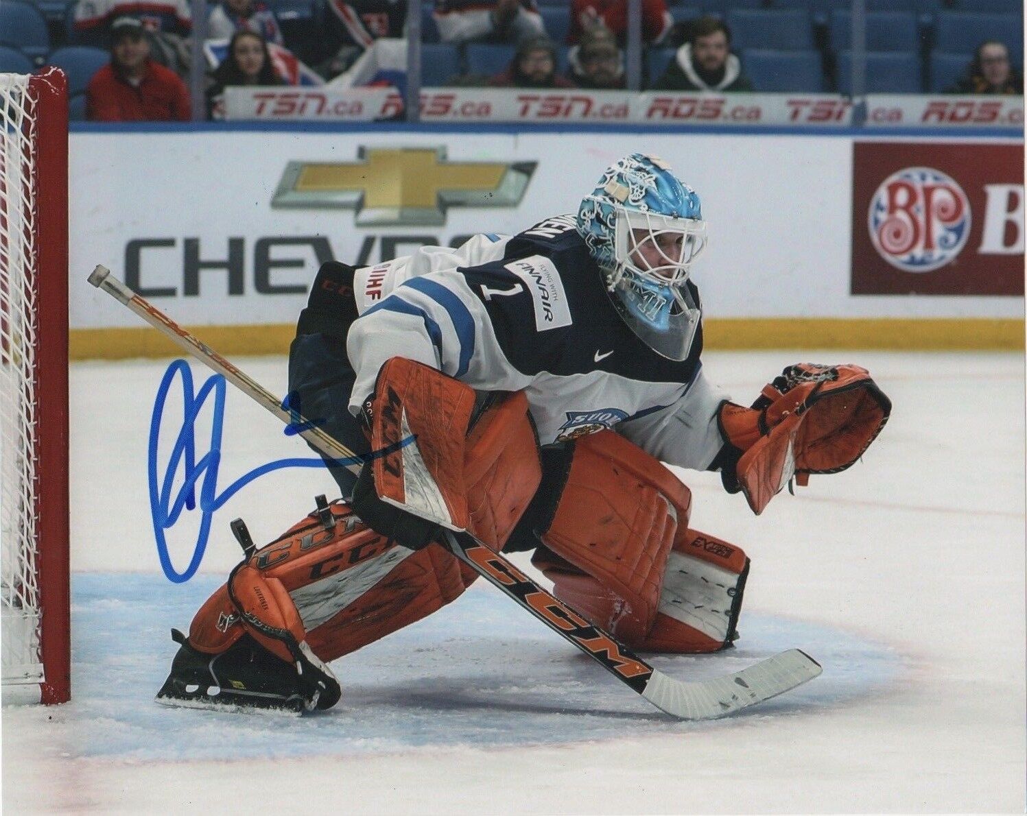 Team Finland Ukko-Pekka Luukkonen Signed Autographed 8x10 Photo Poster painting COA #1