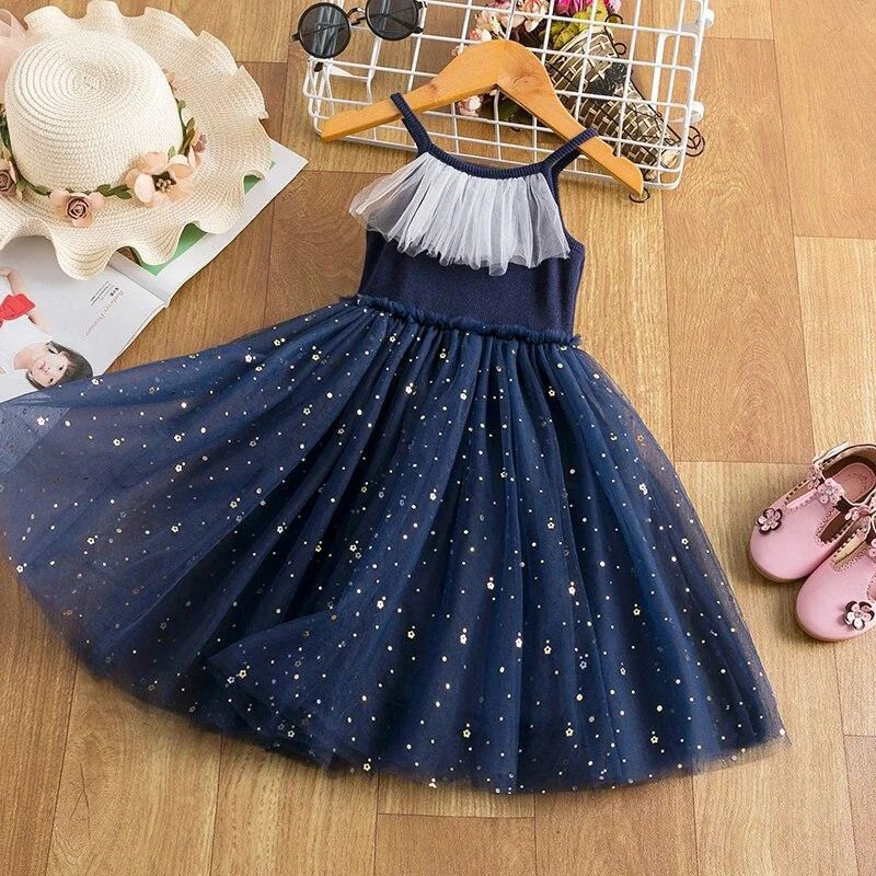 3-8 Years Girls Dress Summer Kids Dresses for Girl Fashion Children Clothing Sets Designer Baby Girl Clothes Girls Tutu Dresses