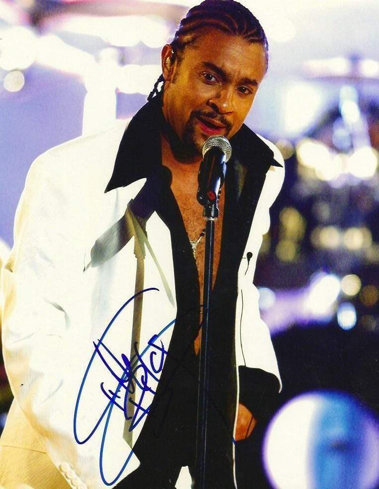 Shaggy MUSICIAN autograph, In-Person signed Photo Poster painting