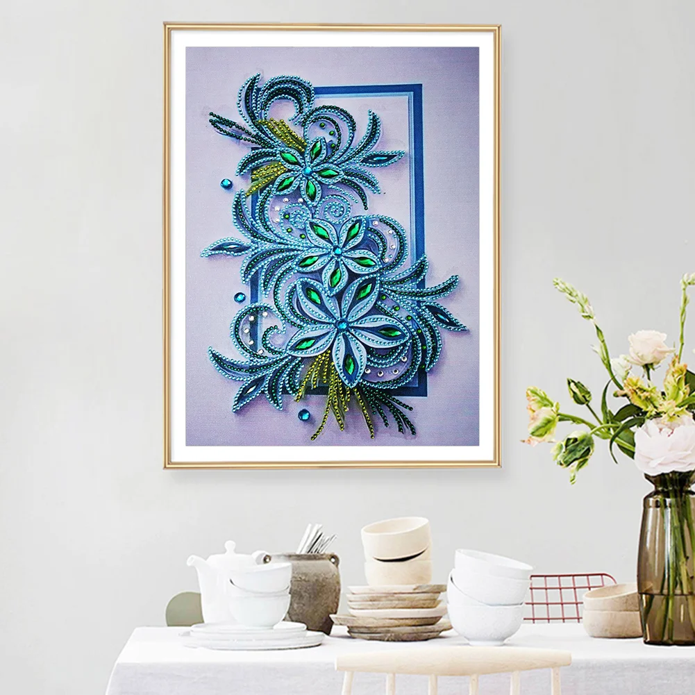 Diamond Painting - Special Shaped Drill - Flower(30*40cm)
