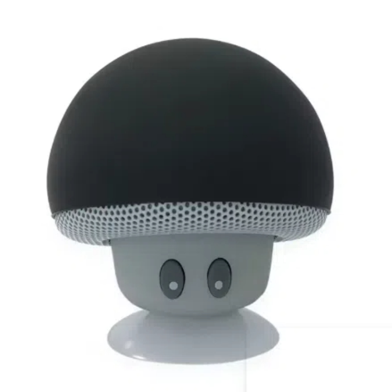 Likron Watches Mushroom Portable Bluetooth Speaker with Suction Cup - Wireless Waterproof Mini Speaker