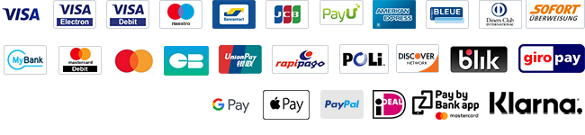 HerGymClothing Payment Methods: Klarna, Credit Card, Paypal, Google Pay, Apple Pay, Poli etc.