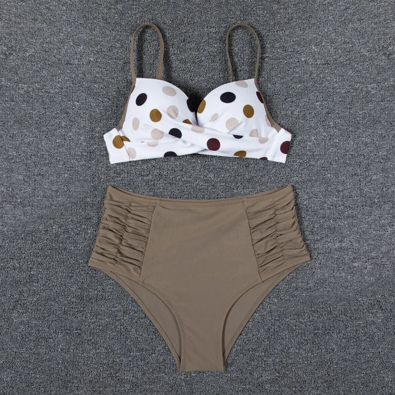 Swimwear Women Swimsuit Push Up Sexy Bikini 2021 Print Bikini Set Bathing Suit Two Piece Brazilian Beachwear Biquini Swimming XL