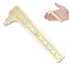 100mm Mini Brass Sliding Gauge Vernier Caliper Ruler Pocket Measuring Ruler Tool