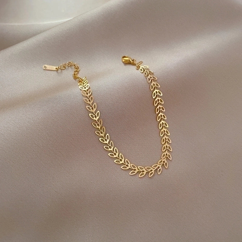 Casual Minimalist Geometric Titanium Steel Bracelets In Bulk