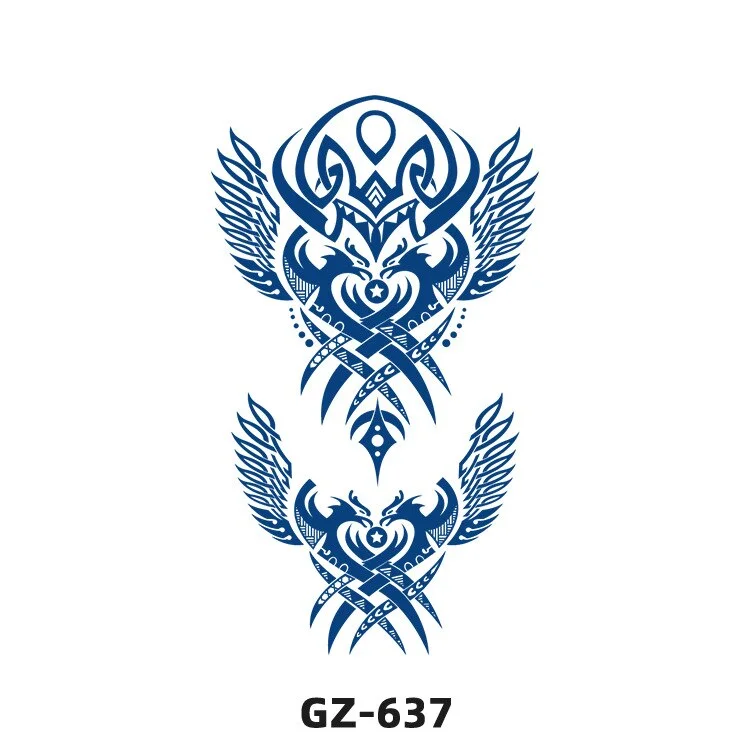 Sdrawing 2022 New Punk Trend Temporary Tattoo Lion Tiger Animal Pattern Juice Tattoo Waterproof Lasting Hot Girl Y2k Fake Tattoo