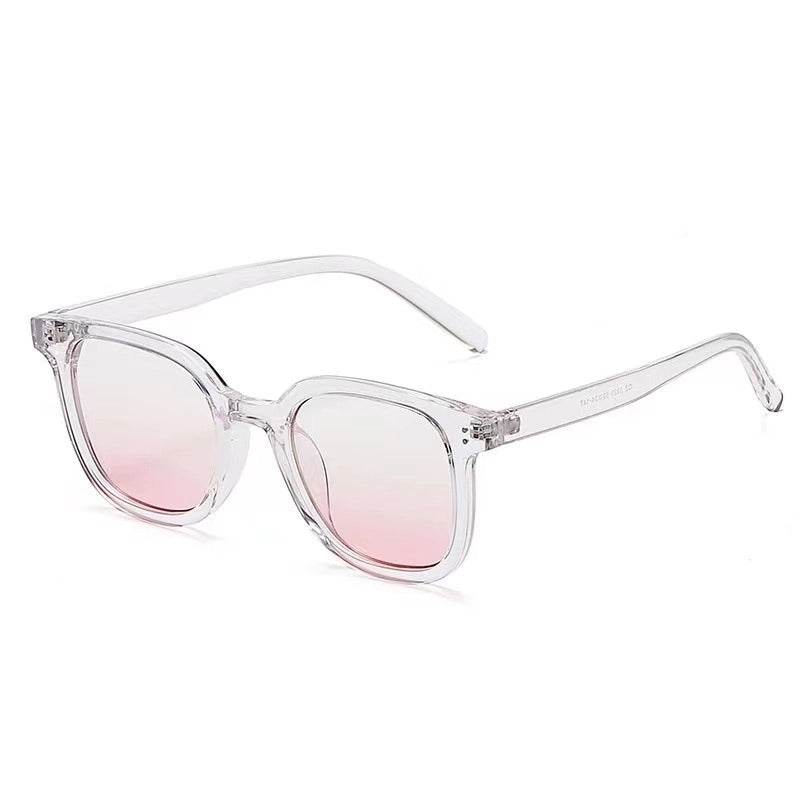 Fashion Solid Color Resin Square Full Frame Women’s Sunglasses