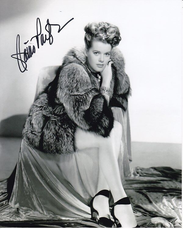 JANIS PAIGE signed autographed Photo Poster painting