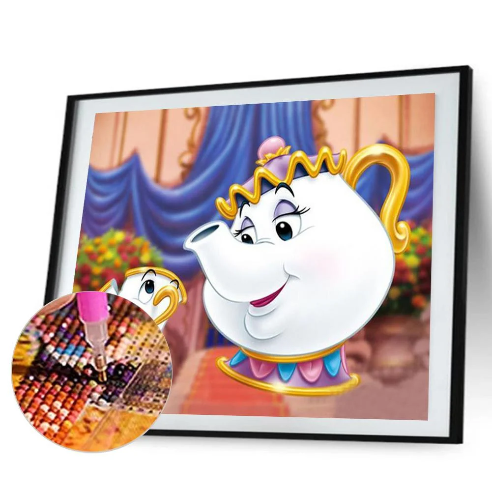Diamond Painting - Full Round Drill - Mrs.Potts(40*30cm)