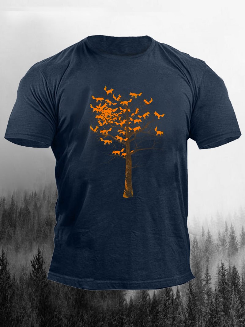 Tree Of Fox Printed Men’s T-Shirt
