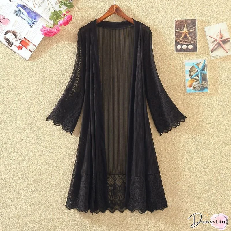 ZANZEA Women Spring/Autumn Full Sleeve Casual Loose Asymmetric Cardigan Holiday Long Coats