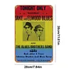 Blues Brothers - Panneaux en &eacute;tain m&eacute;tallique(20*30cm/30*40cm) - Musique