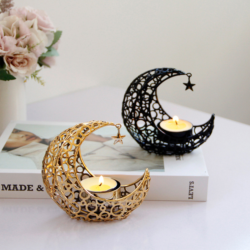 Moon Decoration Candlestick 