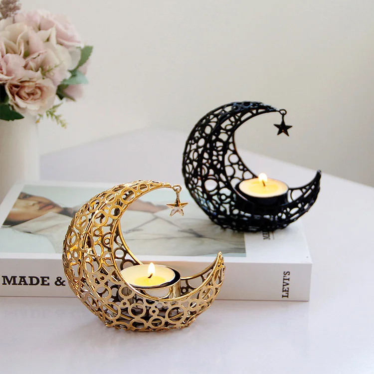 Moon Decoration Candlestick 