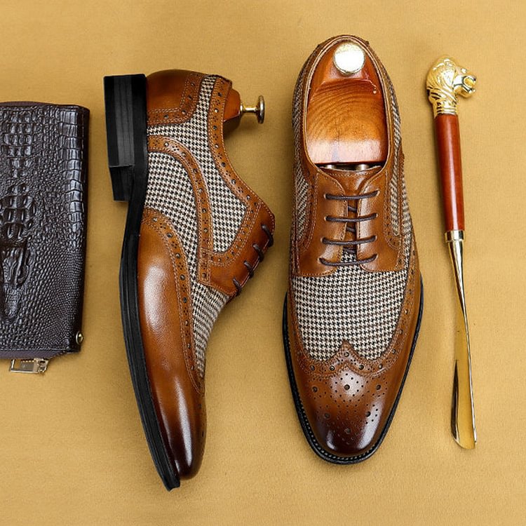New British England Style Oxford Dress Shoes
