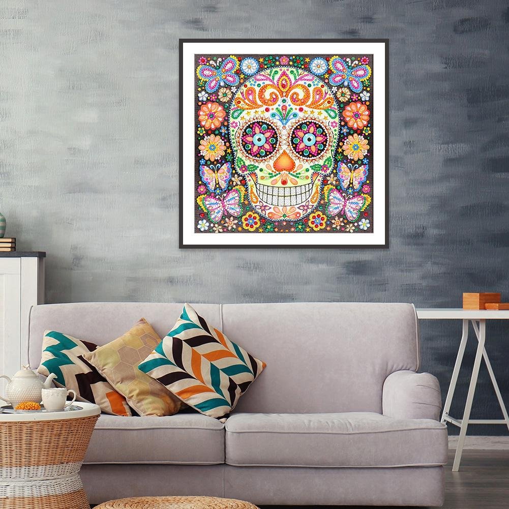 Skull - Crystal Rhinestone Diamond Painting