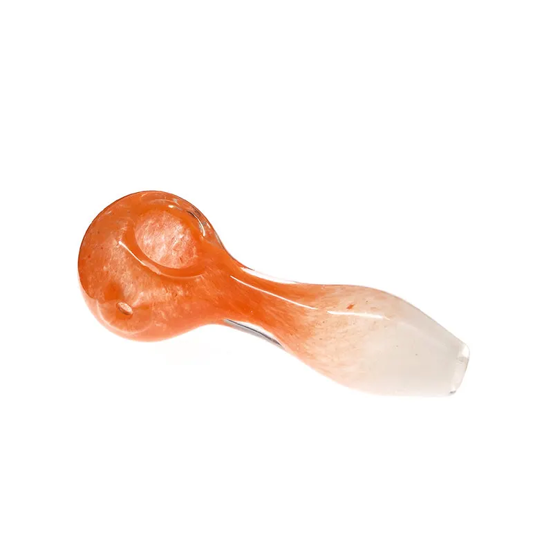 Colored Inside-out Fumed Frit Spoon Pipe Best Gift for Smoking