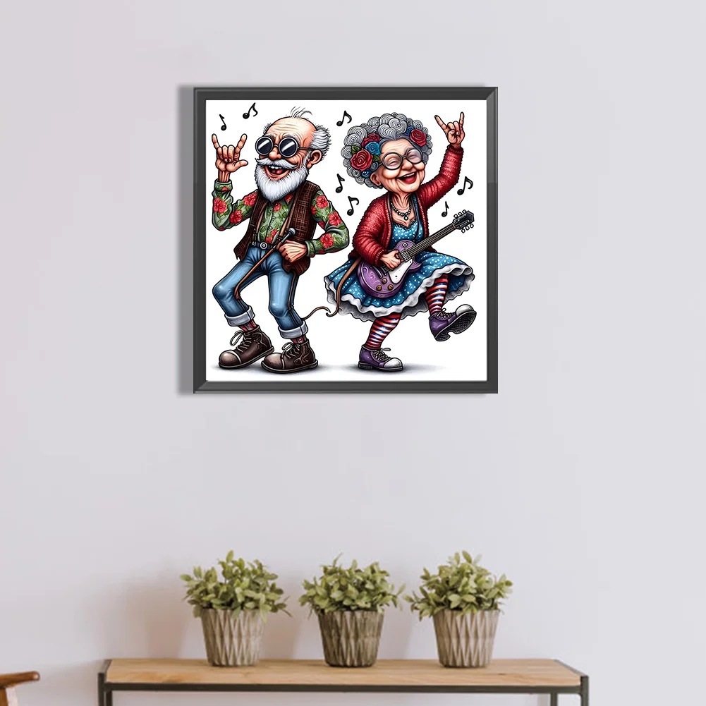 Diamond Painting - Full Round Drill - Grandma(Canvas|40*40cm)