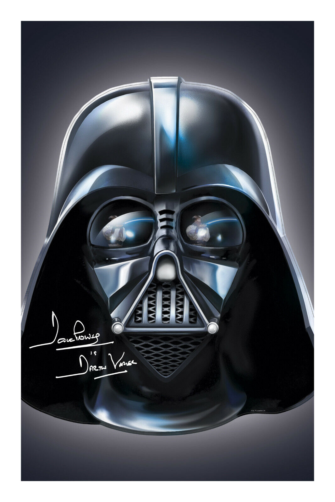 David Prowse Darth Vader Signed A4 Photo Poster painting Print Autograph Star Wars 1977