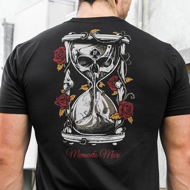 Men's trendy printed casual T-shirt