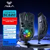 AULA SC620 Tri-mode Wireless Bluetooth Mouse 2.4G Gaming Hollow Cool Backlight Lightweight