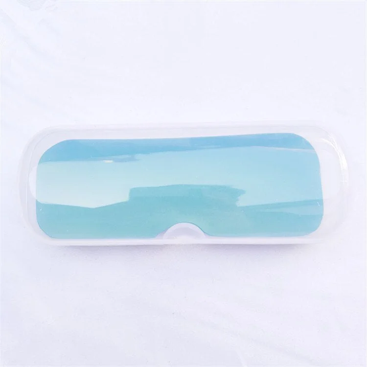 Colored Cute Travel Women Transparent PVC Eye Glasses Box Bag Case Protection Holder Carry Box Eyewear Accessories