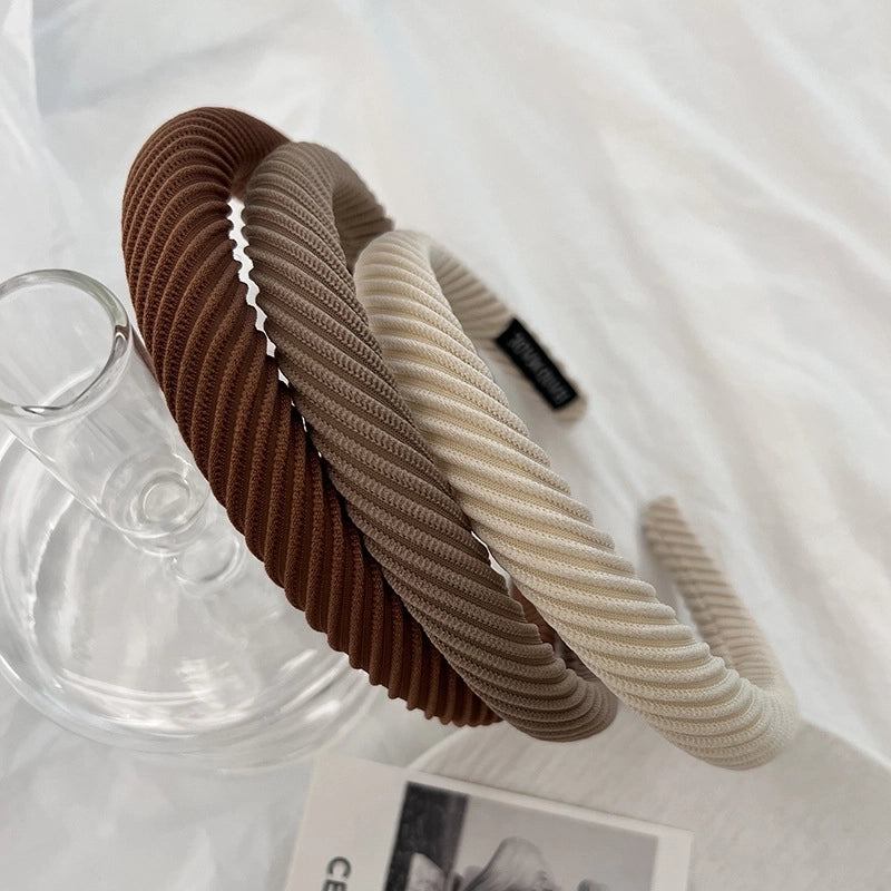Women’s IG Style Korean Style Solid Color Cloth Hair Band