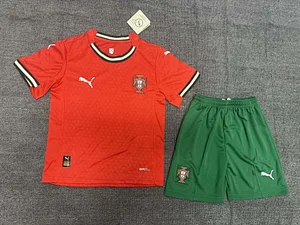 2025 Portugal Home Football Shirt 1:1 Thai Quality Kids Size