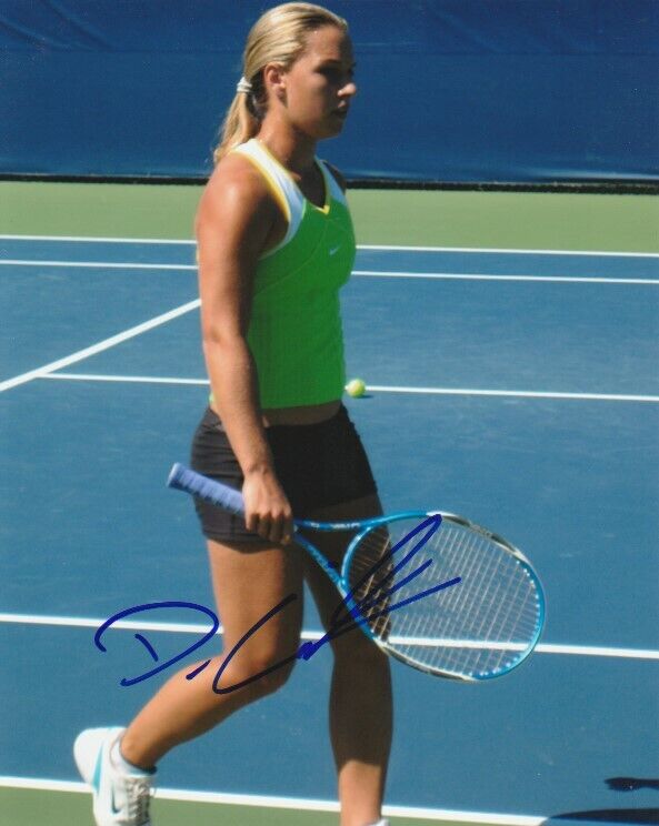 SEXY DOMINIKA CIBULKOVA SIGNED WTA TENNIS 8x10 Photo Poster painting #1 Autograph PROOF