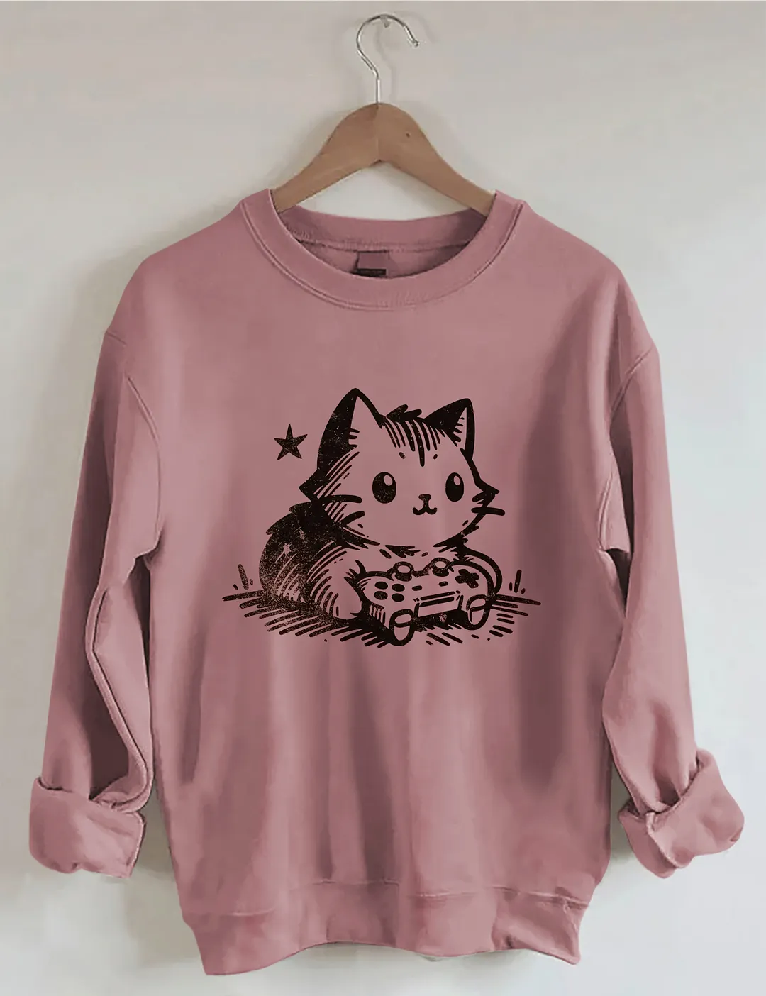 Funny Gamer Cat Sweatshirt