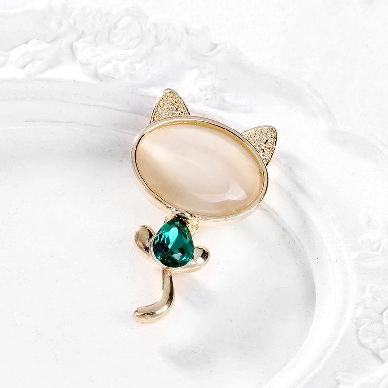 Ig Style Animal Flower Alloy Enamel Inlay Rhinestones Women’s Brooches