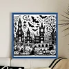 (Multi-Style) Halloween-11CT Stamped Cross Stitch 50*50cm/19.69*19.69in