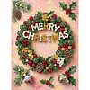 Diamond Painting-DIY Crystal Rhinestone Merry Christmas with Frame(40x30cm)