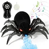 Remote Control Spider, Realistic Robot Spider With Spray/Light/Music Effects, Wireless Remote Control Toy, Birthday Party Joke Prank