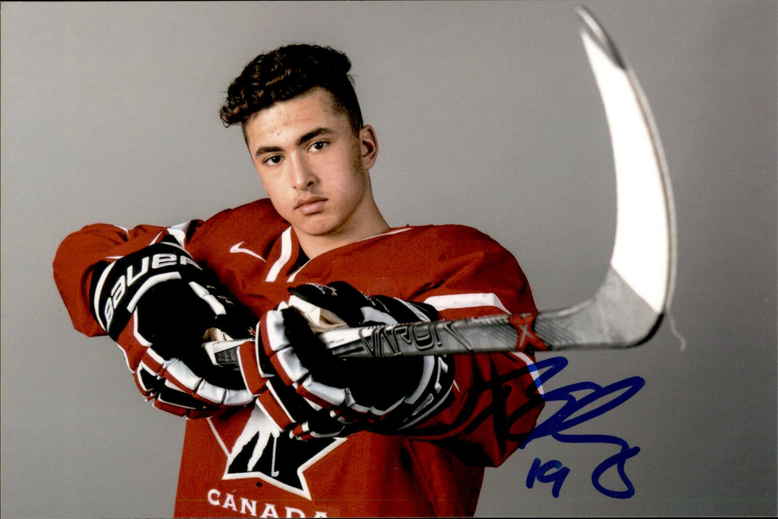 Benoit-Olivier Groulx SIGNED 4x6 Photo Poster painting TEAM CANADA / ANAHEIM DUCKS #2