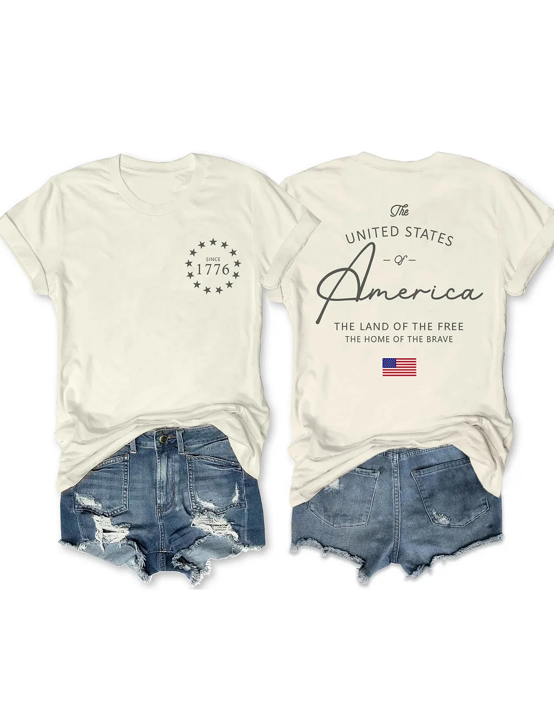 Land Of The Free 4th of July T-shirt