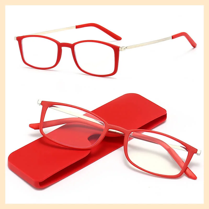 Portable anti-blue light presbyopia eyeglass