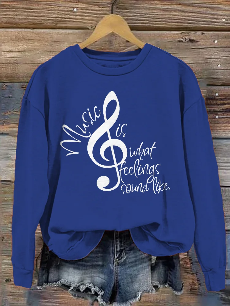 Summer Sheet Music Sweatshirt