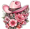 Luxury AB Velvet Diamond Painting Kit -  Cowboy boots and hat