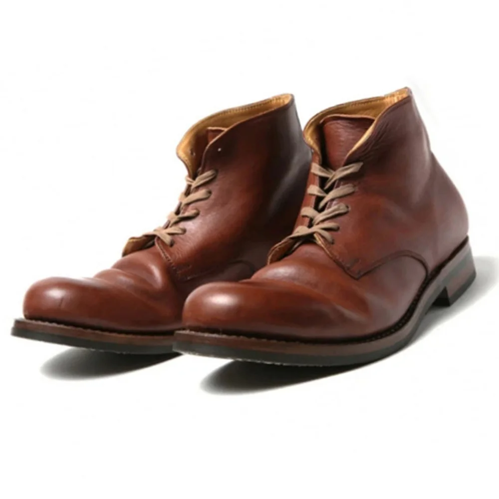 Vintage Round Toe Martin Boots-inspireuse