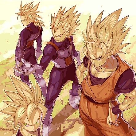 

Dragon Ball Z – Paint By Numbers - 40*50CM, 501 Original